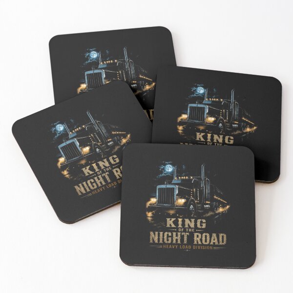 Item preview, King of the Night Road - Big Rig Trucker Gift for Night Drivers designed and sold by Kajzerka.
