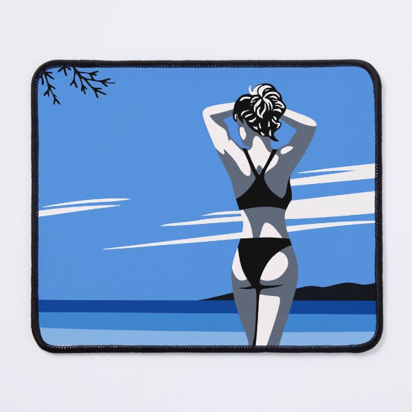 Item preview, Beach Scene Print designed and sold by Studio pod Burom.