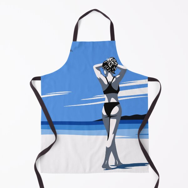 Item preview, Beach Scene Print designed and sold by Studio pod Burom.