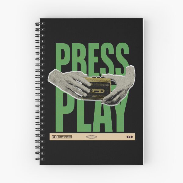 Item preview, Press Play Walkman Cassette | Retro Analog Music Graphic Tee | Digital Detox Slow Living Shirt designed and sold by Decorador de Corazones.
