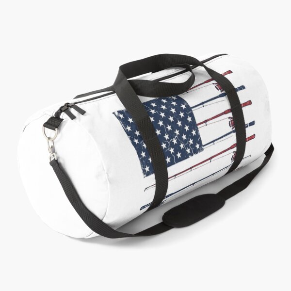 Item preview, Patriotic American Flag Fishing Rod Distressed Art designed and sold by Paper Drip.