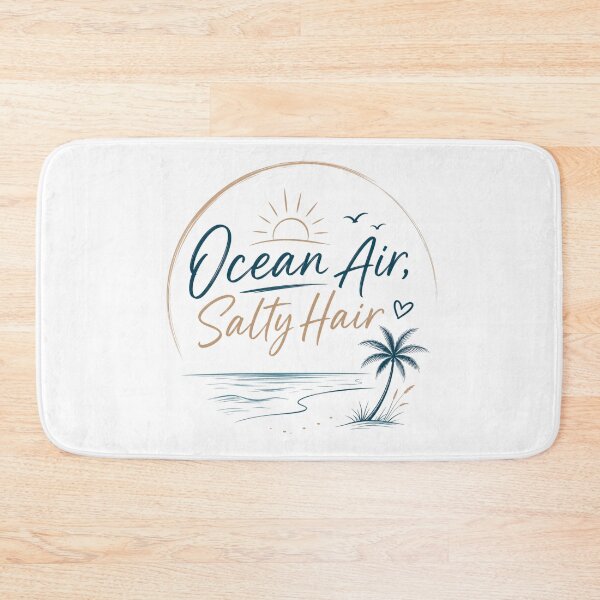 Item preview, Ocean air, salty hair designed and sold by Side Quest Co..