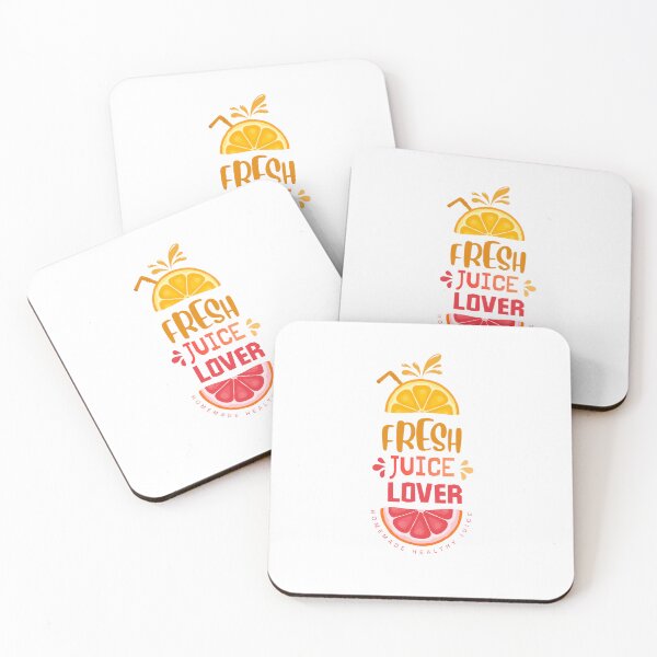 Item preview,  Fresh Juice Lover Tropical Fruit Typography Design designed and sold by Pixels & Vibes.