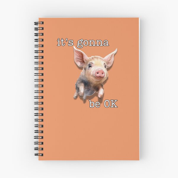 Item preview, it's gonna be OK, piglet designed and sold by SuchWowDesign.