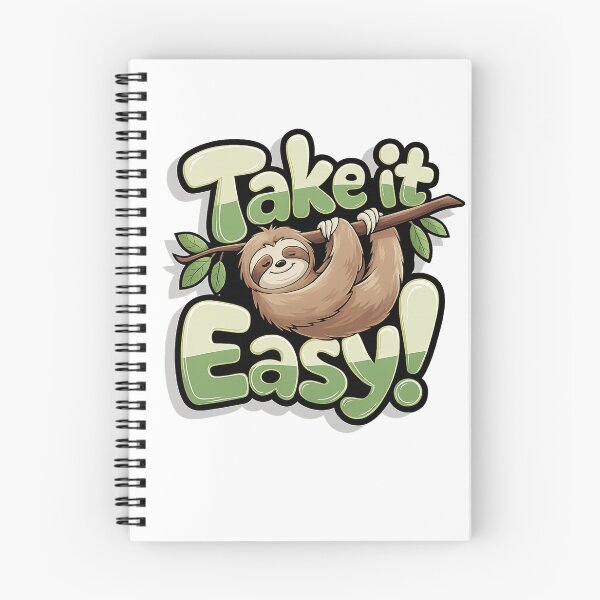 Item preview, Take It Easy Cute Sloth designed and sold by myJPEG.