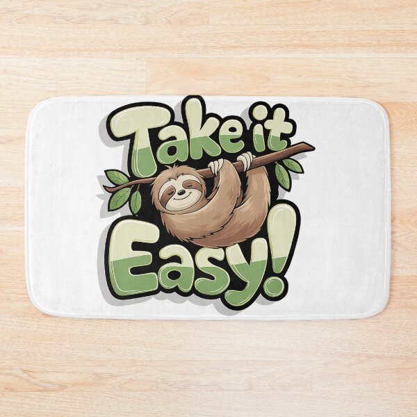 Item preview, Take It Easy Cute Sloth designed and sold by myJPEG.