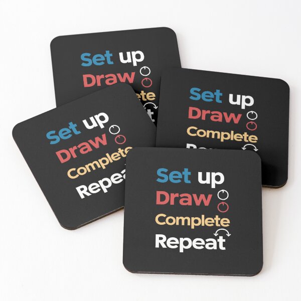 Item preview, Set Up Draw Complete Repeat designed and sold by SiarheiYur.