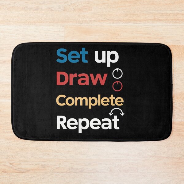 Item preview, Set Up Draw Complete Repeat designed and sold by SiarheiYur.