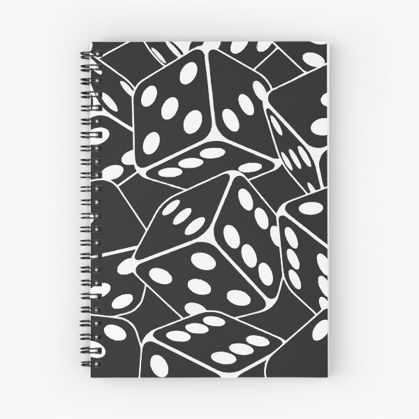 Item preview, Black and White Monochromatic Dice Pattern designed and sold by Centaurosticker.