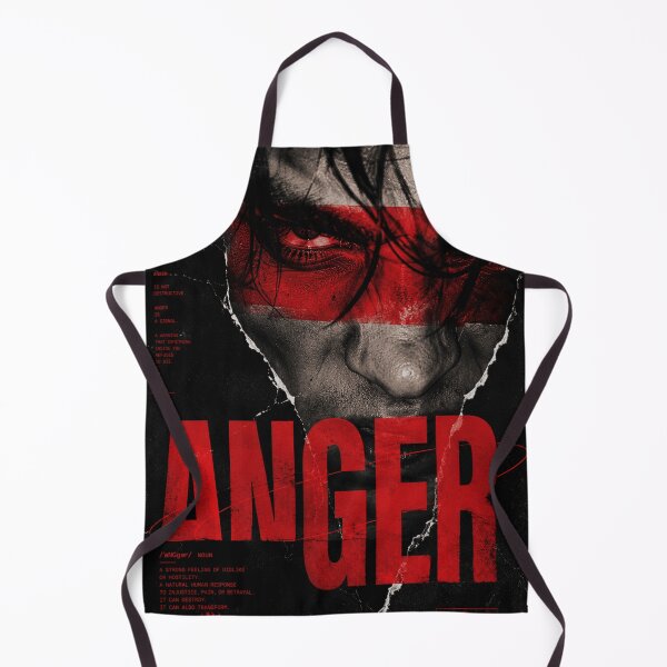 Item preview, ANGER – Dark Psychological Brutalist Editorial Poster designed and sold by Watchyyy.