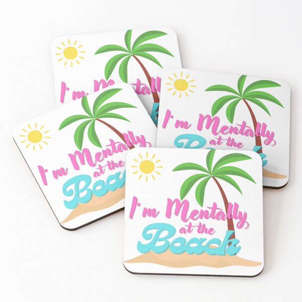 Item preview, I'm Mentally at the Beach - Funny Beach Humor designed and sold by RnIDesignd.