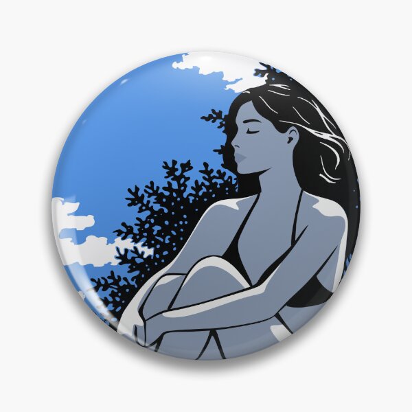 Item preview, Woman Beach Print, Coastal Calm Decor designed and sold by Studio pod Burom.
