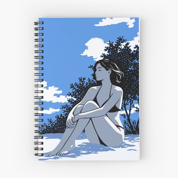 Item preview, Woman Beach Print, Coastal Calm Decor designed and sold by Studio pod Burom.