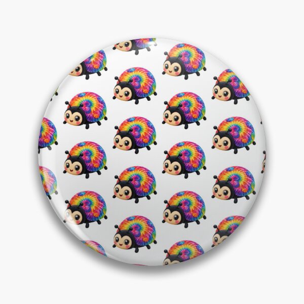 Item preview, Cute Tie-Dye Rainbow Ladybug designed and sold by jgvisualarts.