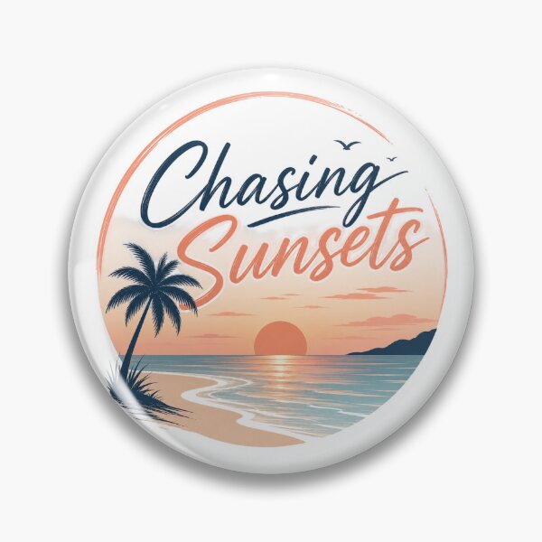 Item preview, Chasing sunsets by the beach designed and sold by Side Quest Co..