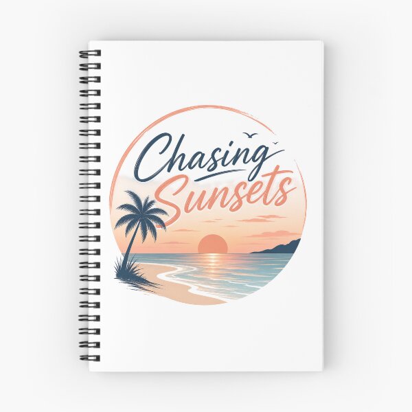 Item preview, Chasing sunsets by the beach designed and sold by Side Quest Co..