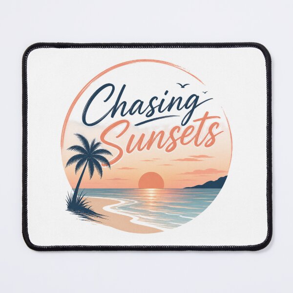 Item preview, Chasing sunsets by the beach designed and sold by Side Quest Co..