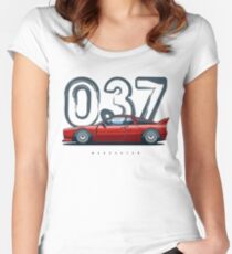 037 Stradale Women's Fitted Scoop T-Shirt