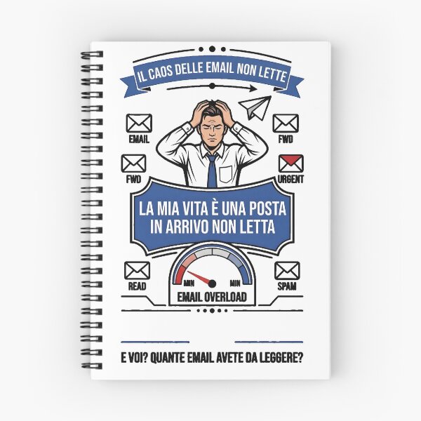 Item preview, La mia vita è una posta in arrivo non letta - Email Overload Ufficio designed and sold by MyTeePlace.