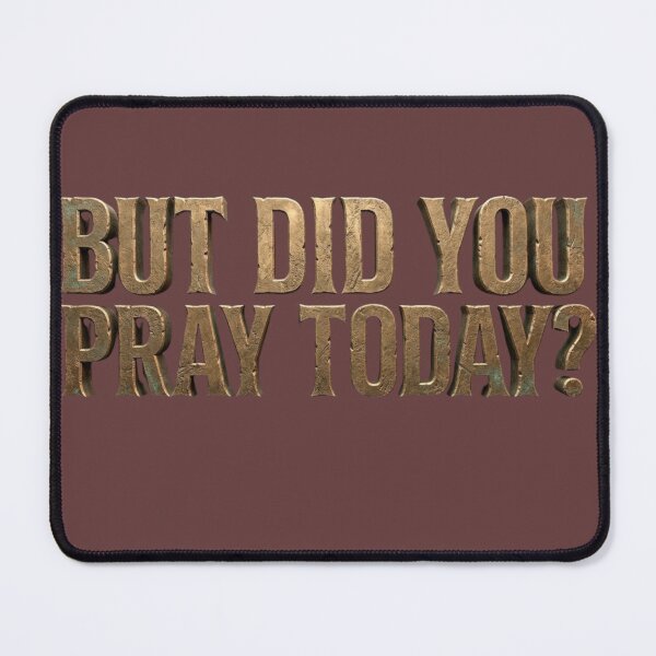 Item preview, But Did You Pray Today Gold Metallic Typography Collection designed and sold by unicatello.
