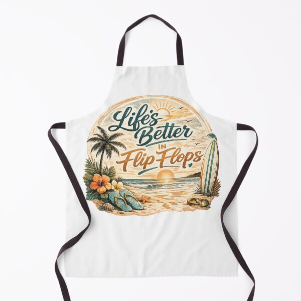 Item preview, Life's better in flip flops designed and sold by Side Quest Co..