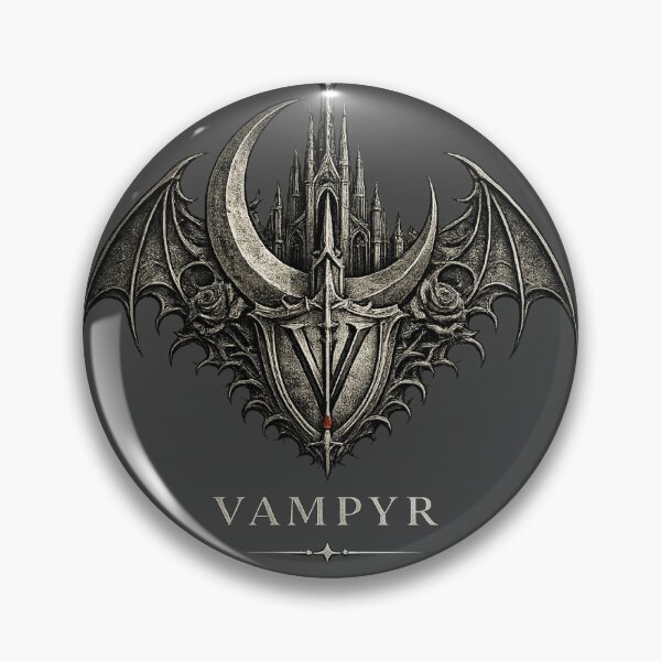 Item preview, VAMPYR Moon Cathedral Crest designed and sold by VAMPYRWear.