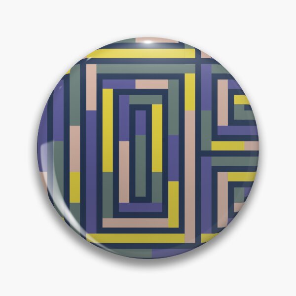 Item preview, Blue, green, and yellow colored maze designed and sold by Hello couleur.
