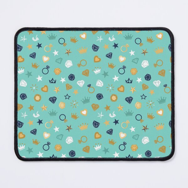 Item preview, Princess Jewels and Crowns Seamless Pattern designed and sold by MegaNovaArt.