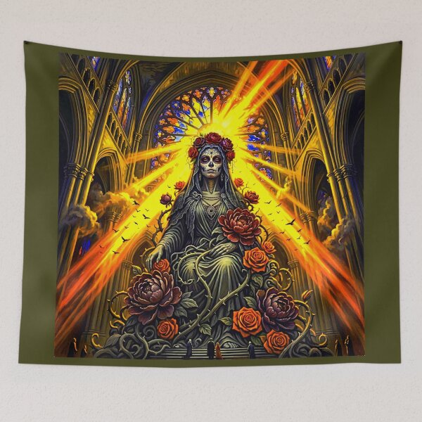 Item preview, Dark Gothic Art &amp; Fine Art Prints (1:1 Square Posters) designed and sold by Cyber-ART-Studio.