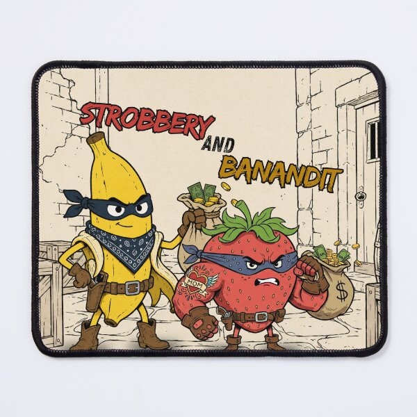 Item preview, Strobbery and Banandit designed and sold by Everything's Fyne.