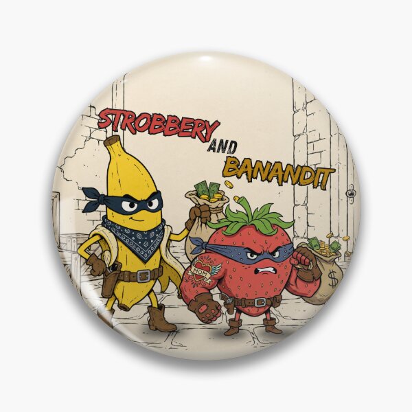 Item preview, Strobbery and Banandit designed and sold by Everything's Fyne.