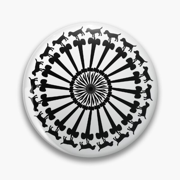 Item preview, Cute Dogs Walking in a Circle on Bones designed and sold by amegaitdesign.