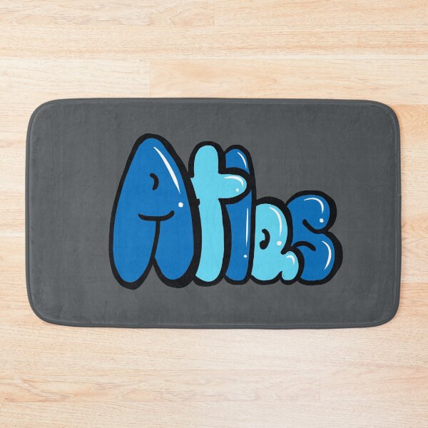 Item preview, Atlas Name Personalized Custom Art Graffiti style Bubble Letters designed and sold by Artonmytee.