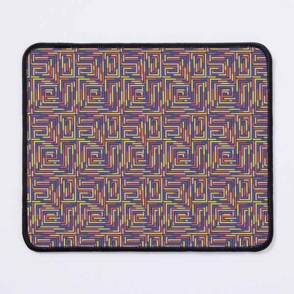 Item preview, Blue, pink, and yellow colored maze designed and sold by Hello couleur.