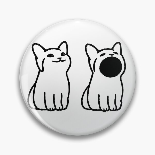 Item preview, pleased cat meme designed and sold by QuirkyCritterCo.