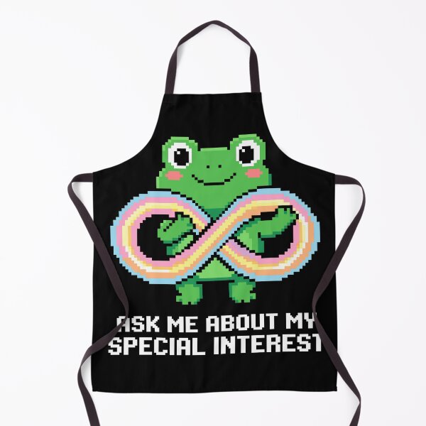Item preview, Neurodiversity Frog - Cute Pastel Infinity Pixel Art designed and sold by artistastshirt.