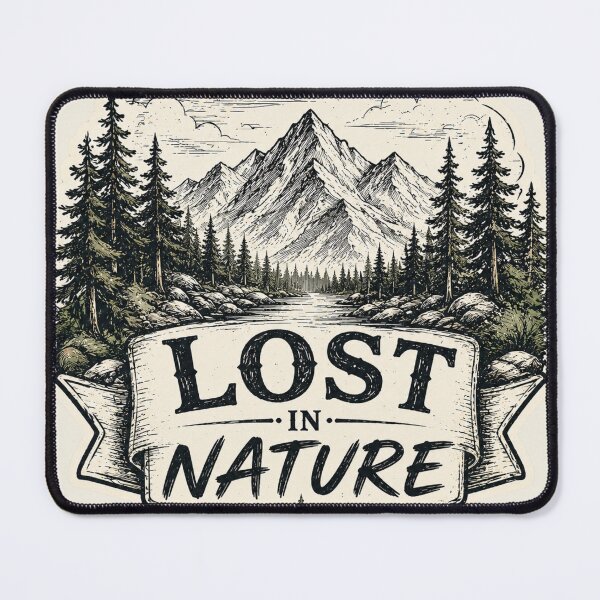 Item preview, Lost In Nature Hand Drawn Wilderness Adventure Sticker designed and sold by Omanut Studio — By Ashwin..