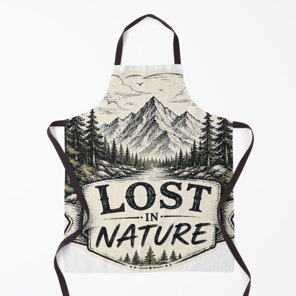 Item preview, Lost In Nature Hand Drawn Wilderness Adventure Sticker designed and sold by Omanut Studio — By Ashwin..