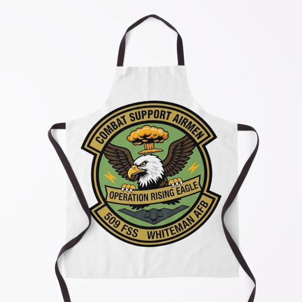 Item preview, USAF 509th Force Support Squadron (509 FSS) "Operation Rising Eagle" Morale Patch designed and sold by CharlieDesings.