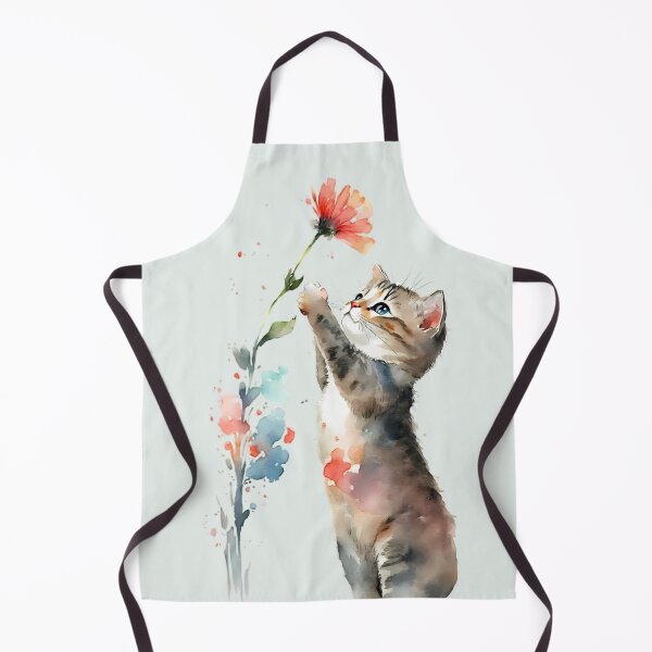 Item preview, Cute Floral Kitten designed and sold by FloreDreamStudio.