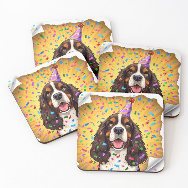 Item preview, Cute Cocker Spaniel Birthday Party Design  designed and sold by Kolibra.
