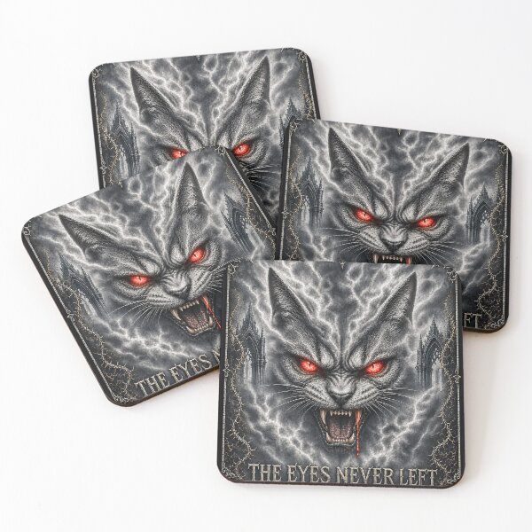 Item preview, Demonic Cat with Red Eyes designed and sold by VeltharaArt.