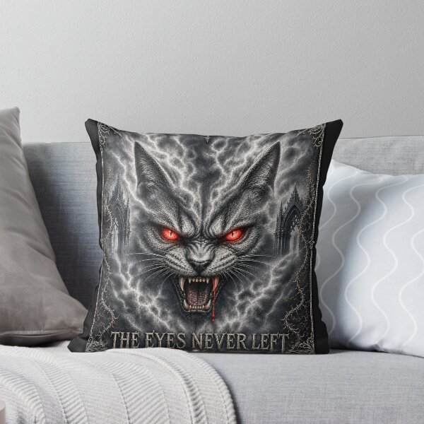 Item preview, Demonic Cat with Red Eyes designed and sold by VeltharaArt.