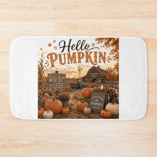 Item preview, Autumn pumpkin patch at sunset designed and sold by Side Quest Co..