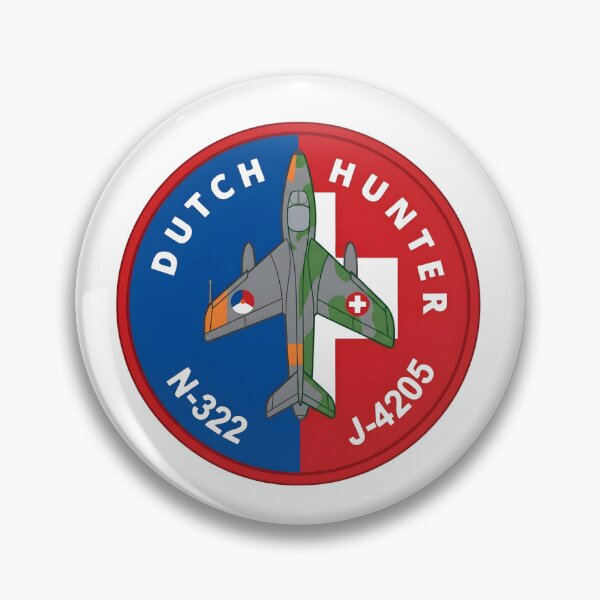 Item preview, Royal Netherlands Air Force and Swiss Air Force Hawker Hunter Joint Heritage Insignia designed and sold by CharlieDesings.