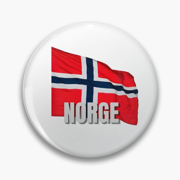 Item preview, Norway Flag NORGE Scandinavian Design designed and sold by RVJdesigns.