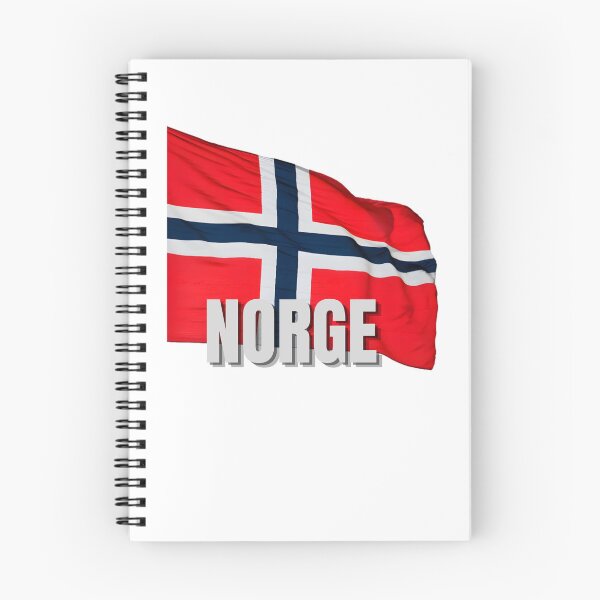 Item preview, Norway Flag NORGE Scandinavian Design designed and sold by RVJdesigns.