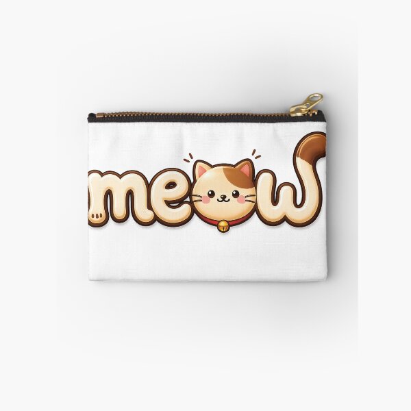 Item preview, Cute Meow Cat Typography Design designed and sold by myJPEG.