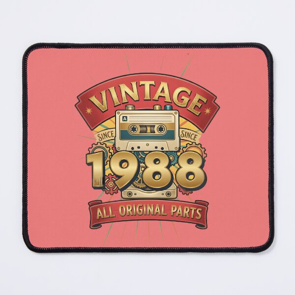Item preview, Vintage 1988 All Original Parts Retro Cassette Design designed and sold by L&L.