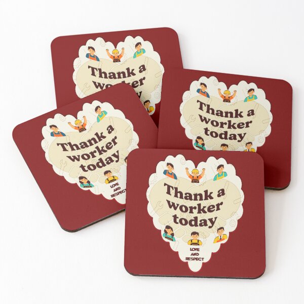 Item preview, Thank a Worker Today Vintage Style Appreciation Design designed and sold by Topoartispp.